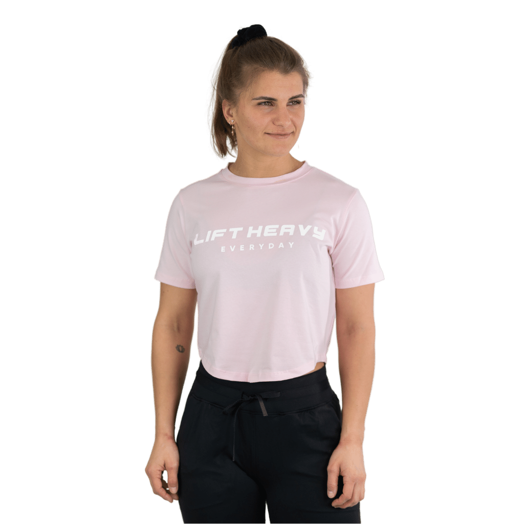 Lift Heavy Rounded Cropped T-Shirt