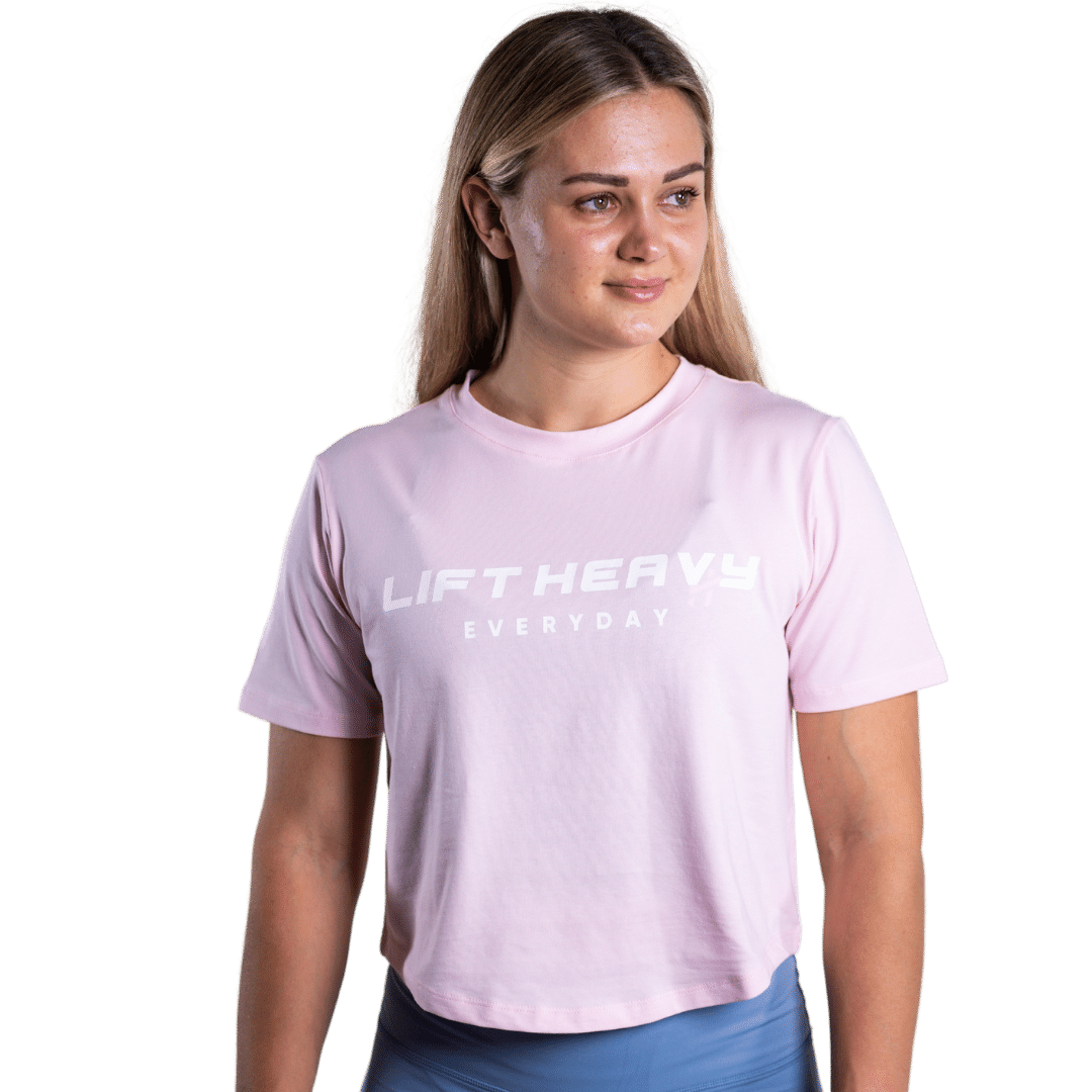 Lift Heavy Rounded Cropped T-Shirt
